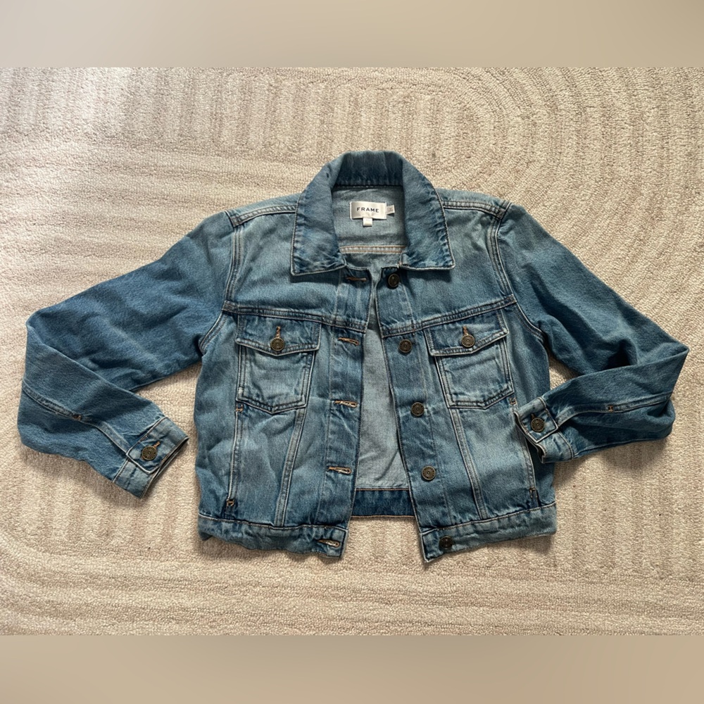 Frame Denim Light Blue Jacket